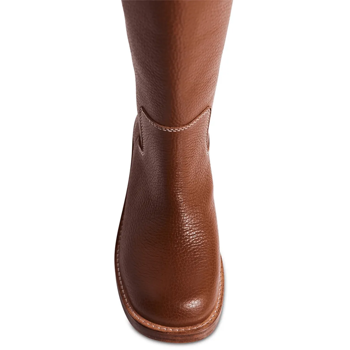 Free People Women's Blaze Pull-On Boots Vintage Tan Leather Popular Cowboy Boots