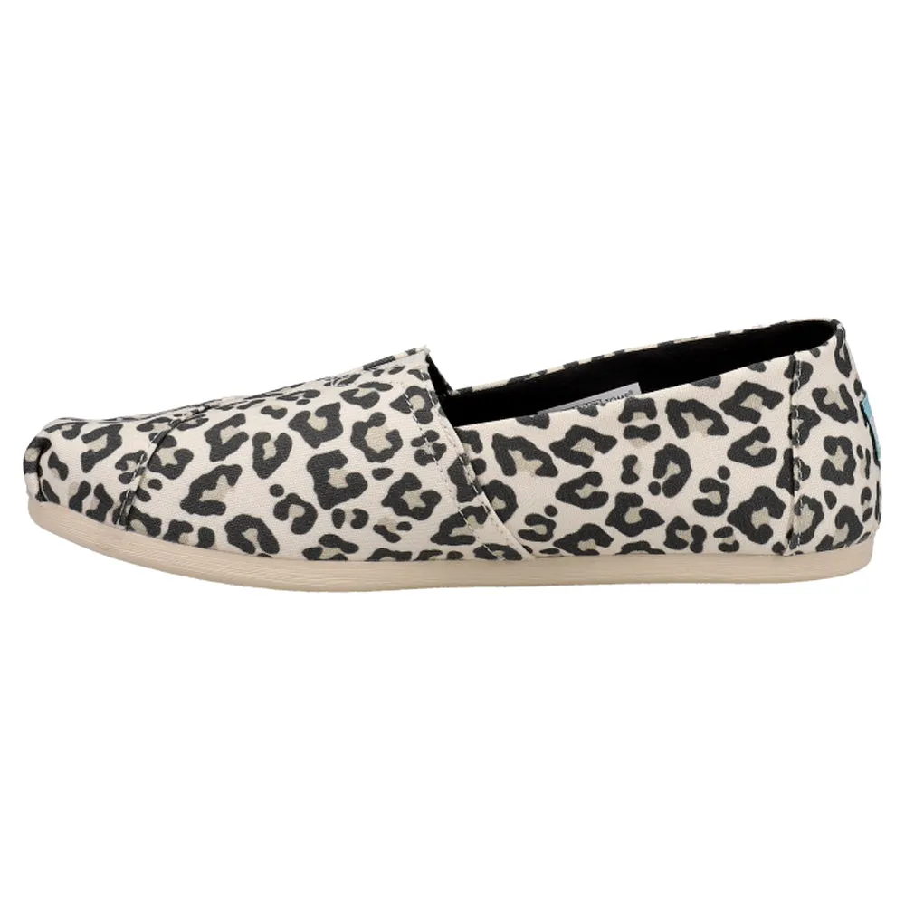 Leather Slip On Shoes Alpargata Leopard Slip On Flats