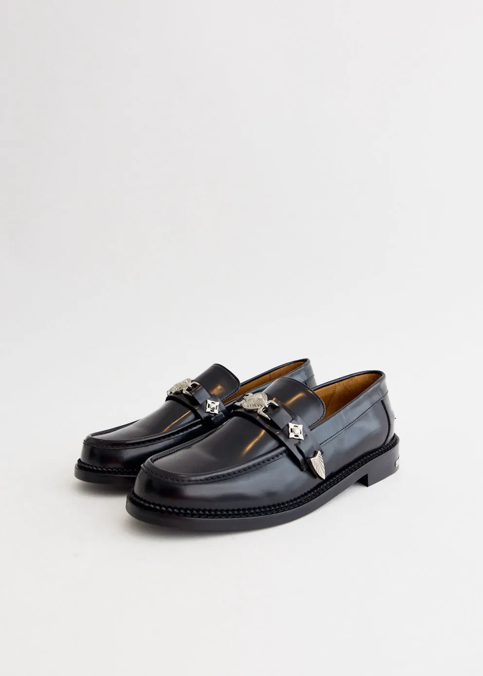 AJ826 Polido Loafers Penny Loafers Vintage
