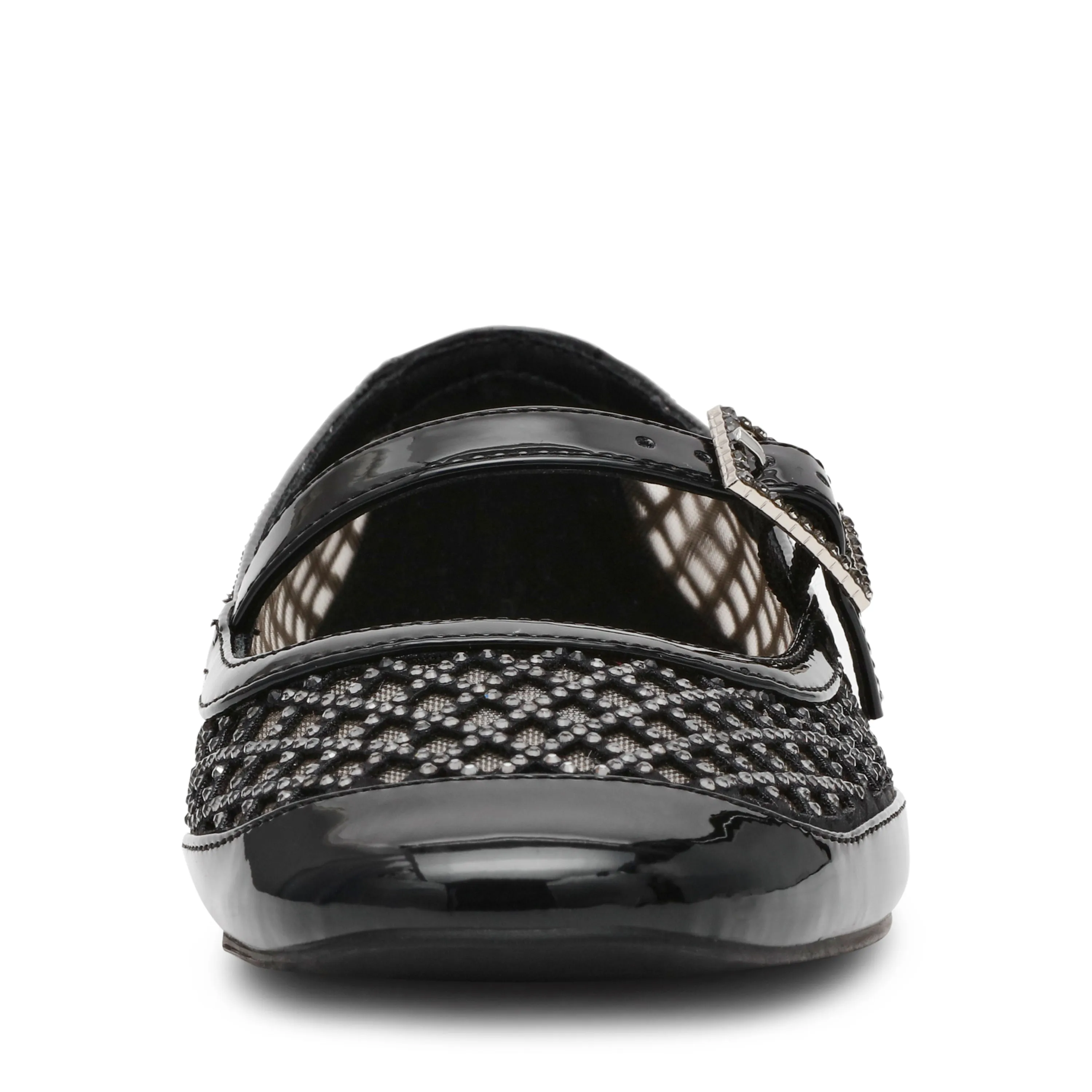 Breathable Flat Shoes Well-Done Flat Shoe BLK PATENT