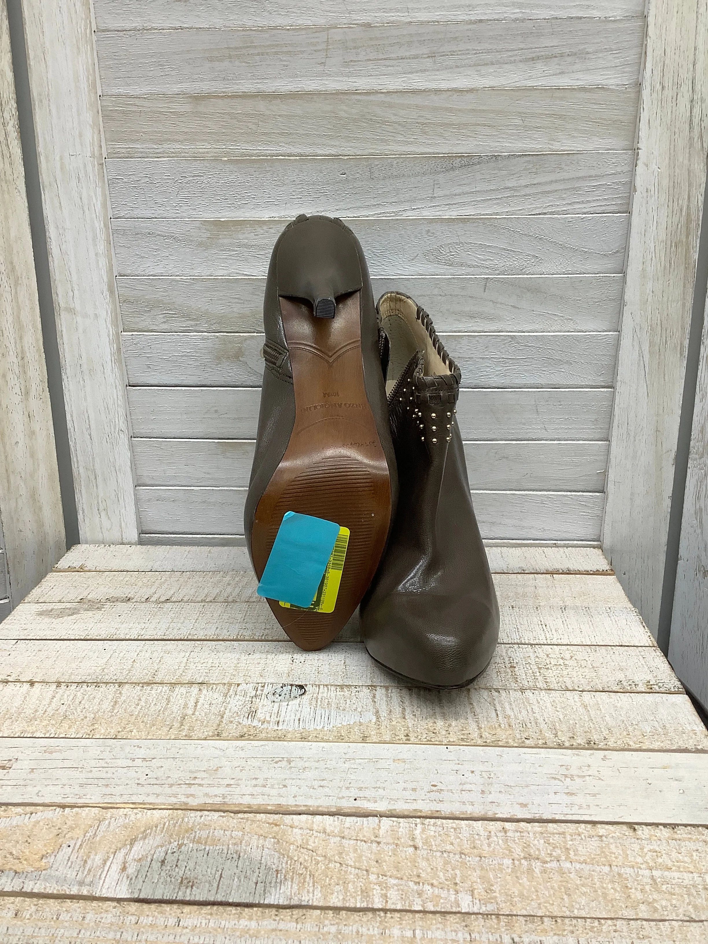 Slouch Ankle Boots Low Heel Boots Ankle Heels By Enzo Angiolini  Size: 10