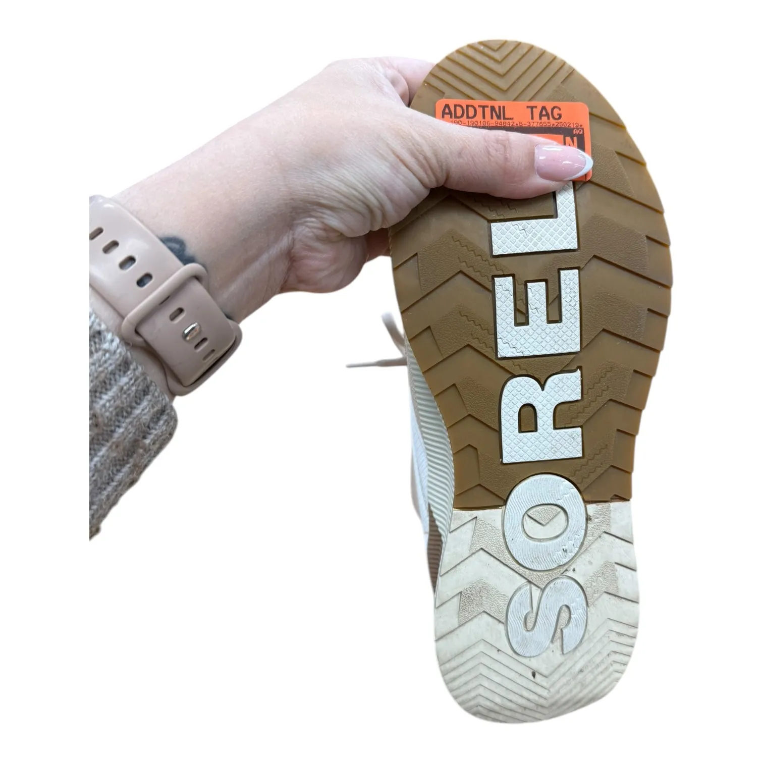 Boots Ankle Flats By Sorel In Peach, Size:9 Camo Ankle Boots