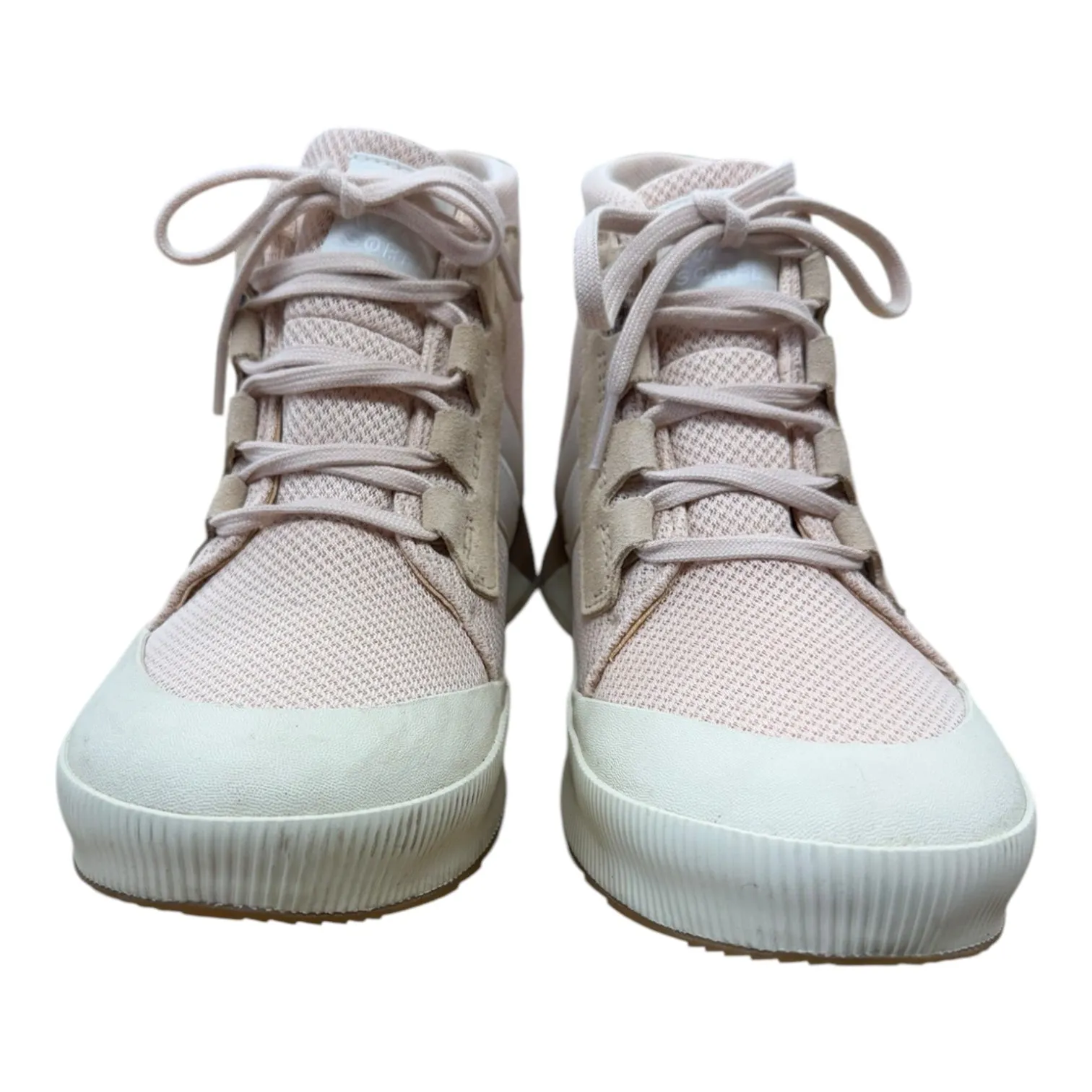 Boots Ankle Flats By Sorel In Peach, Size:9 Ankle Boots And Capri Pants