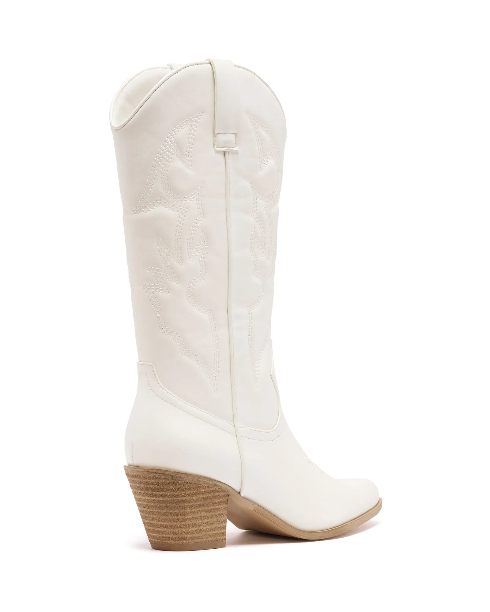 Clayton Cowboy Boot Ivory Boots With Leather