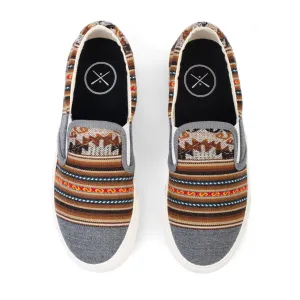 White Slip On Skechers Ladies London Sky Slip On