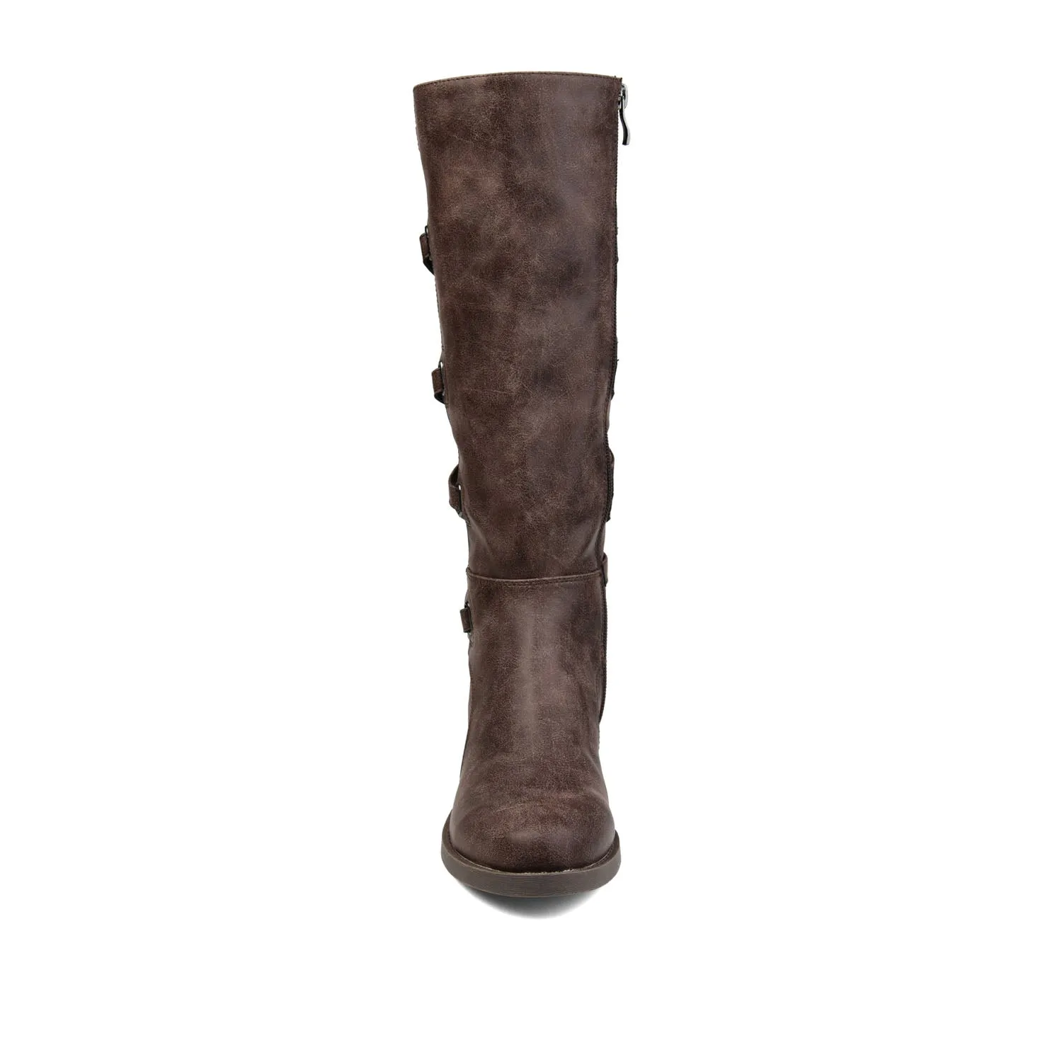 Cowgirl Boots Real Leather CARLY RIDING BOOTS IN X-WIDE CALF