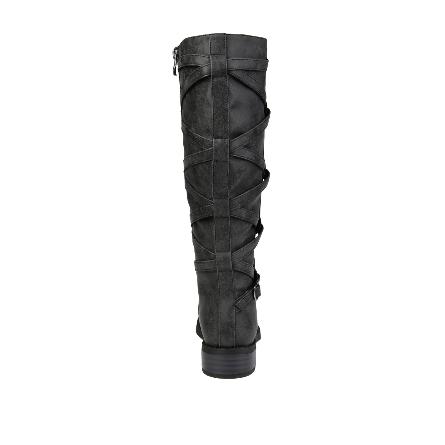 Wedge Knee Boots CARLY RIDING BOOTS IN X-WIDE CALF