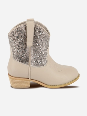 Ariat Safety Toe Work Boots Angels Face Girls Rio Crystal Cowboy Boots in Beige