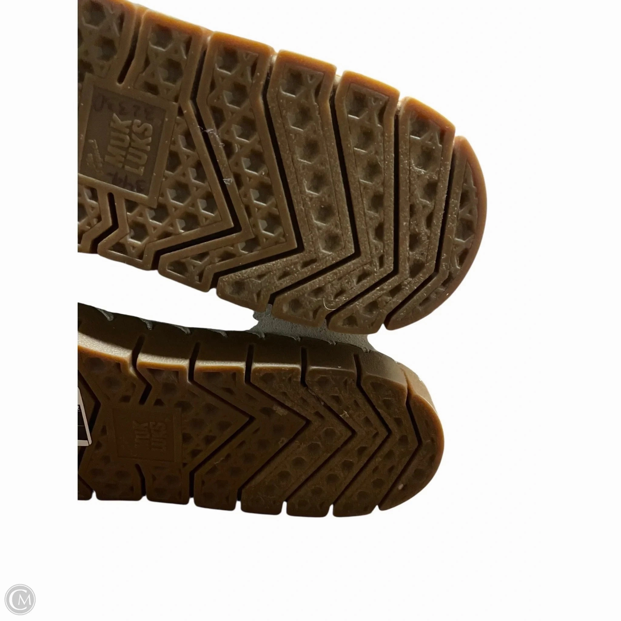 Boots Ankle Flats By Muk Luks In Grey, Size: 9 Lugsole Ankle Boots