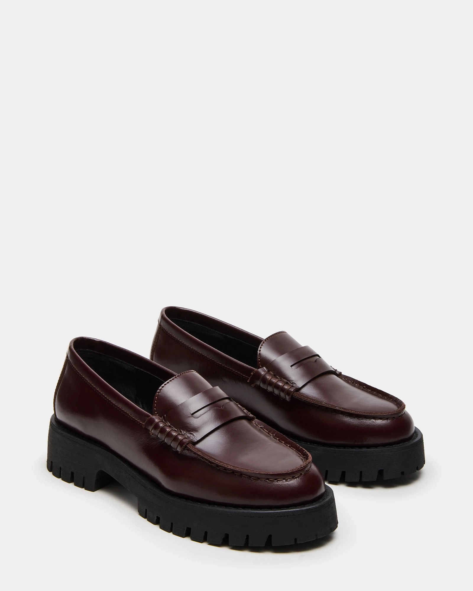 LANGSTEN BURGUNDY Miumiu Loafers