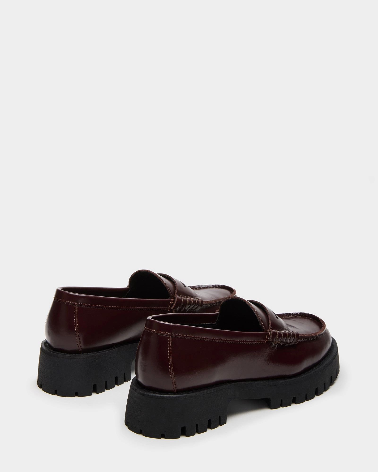 LANGSTEN BURGUNDY Goodyear Welted Loafers