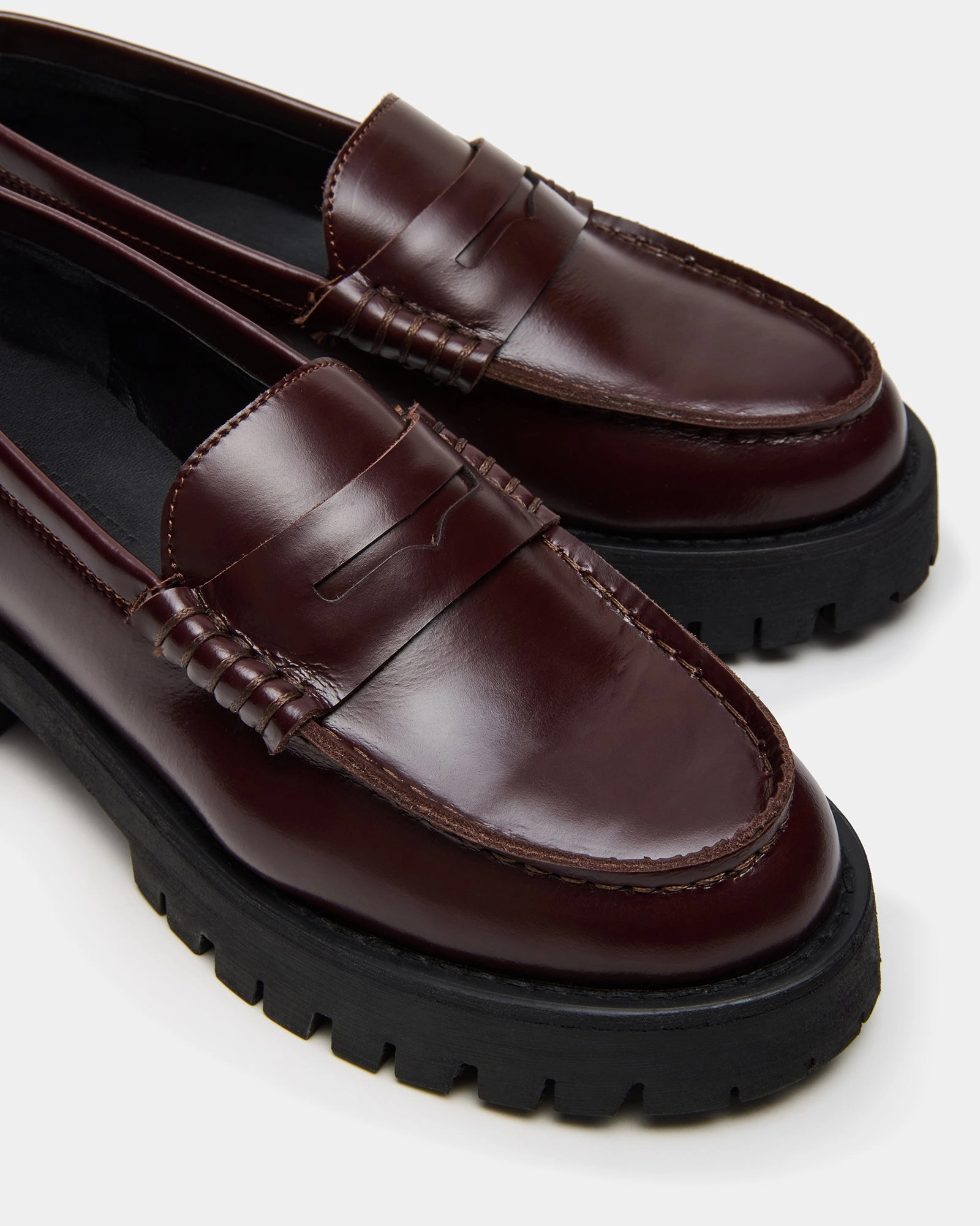 Loafers Aesthetic LANGSTEN BURGUNDY