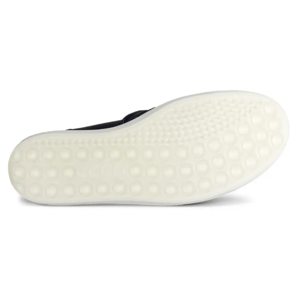 Ecco Soft 7 Woven Marine Leather Slip-On (Women's) Slip On Mules Slip On Rockport