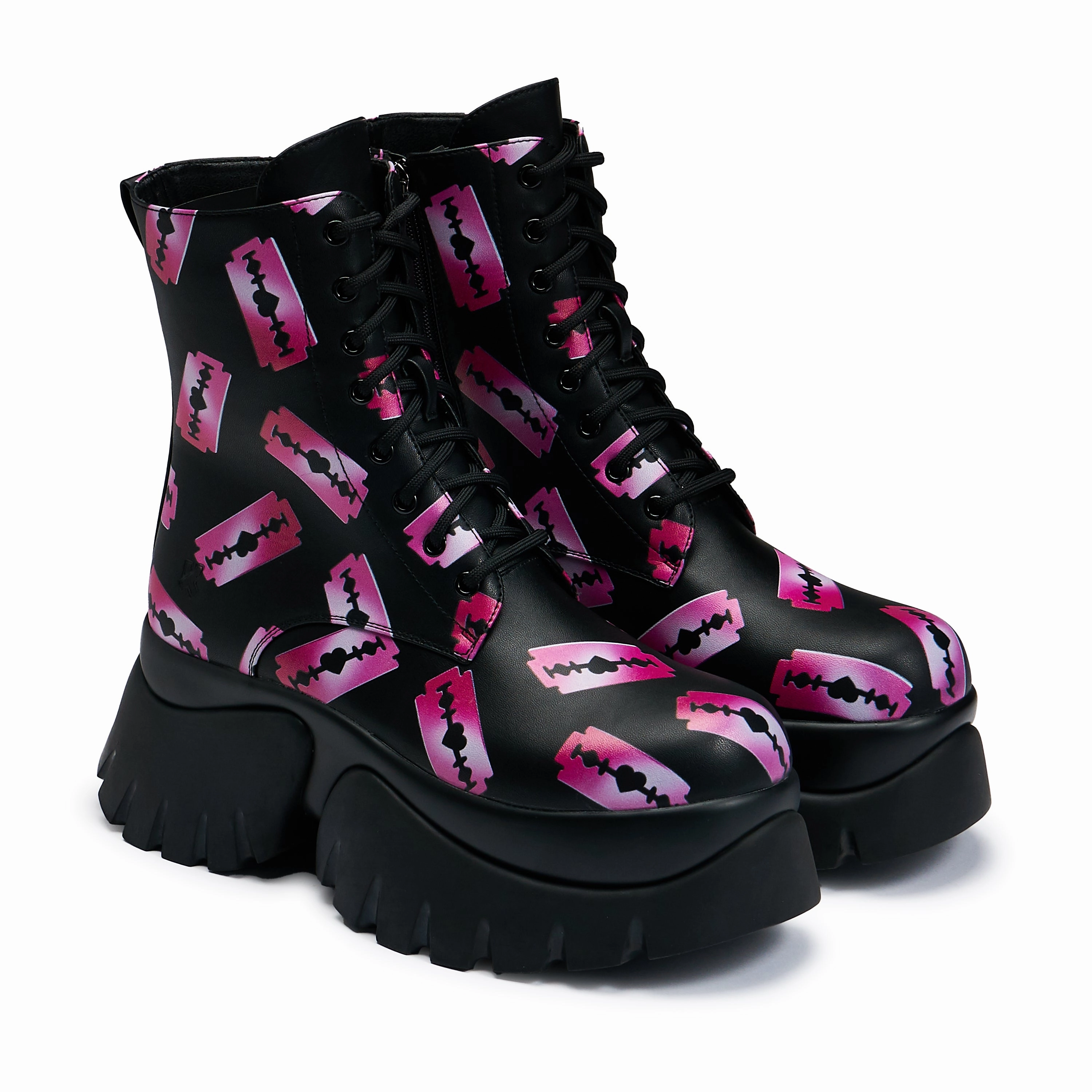 Edge of Utopia Monster Platform Boots Demi Beat Ankle Boots