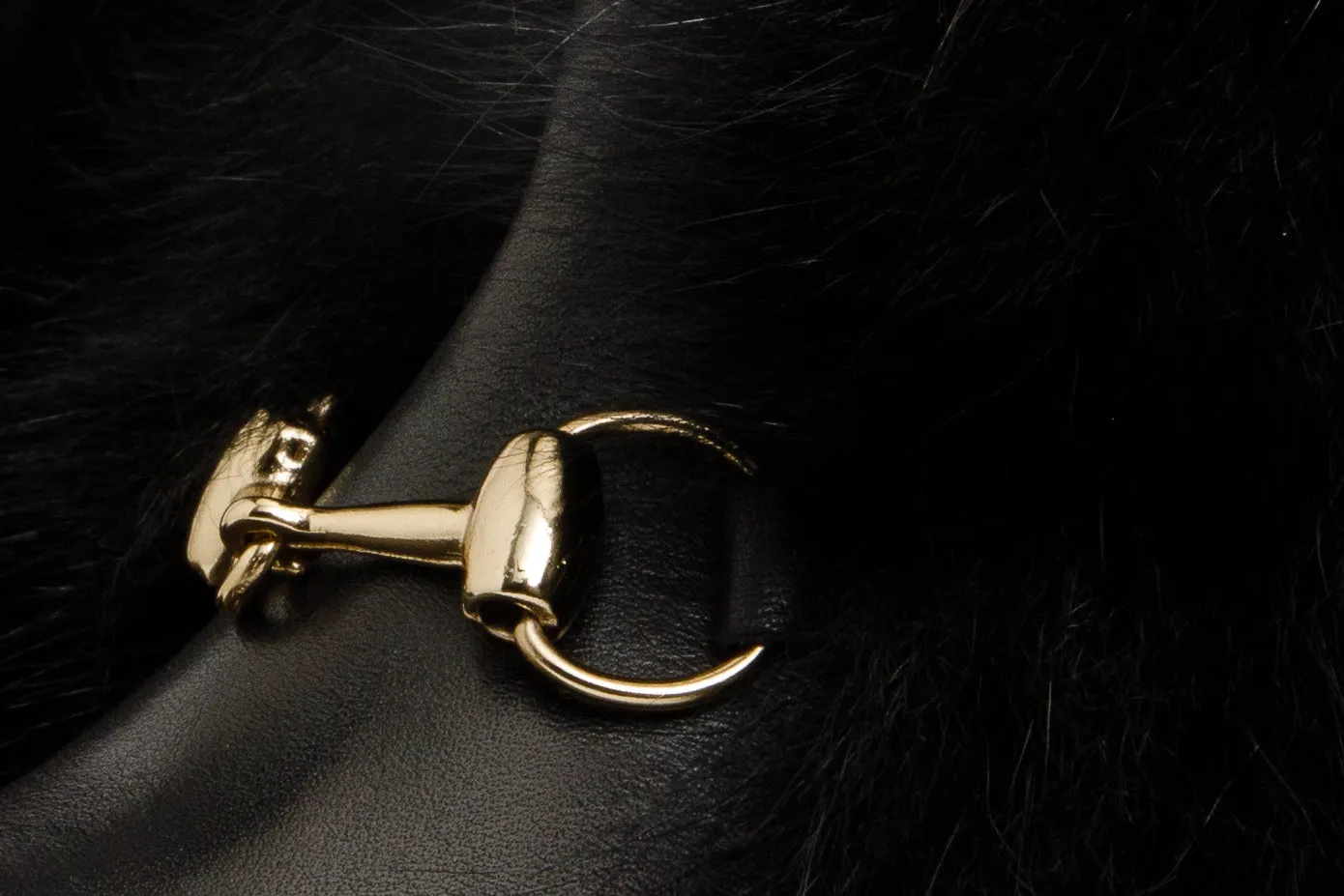 Military Mickey Mouse Boots The Izmir Black Leather Natural Fur Mid Calf Women Boot