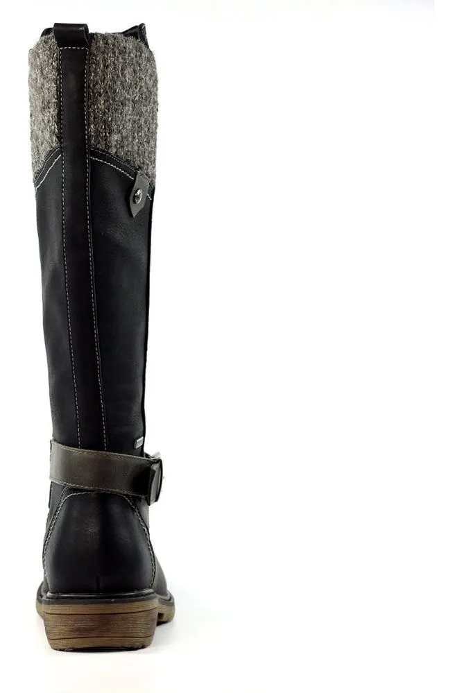 Wetland Muck Boots Lunar Vanna Black Waterproof Long Boot GLB144