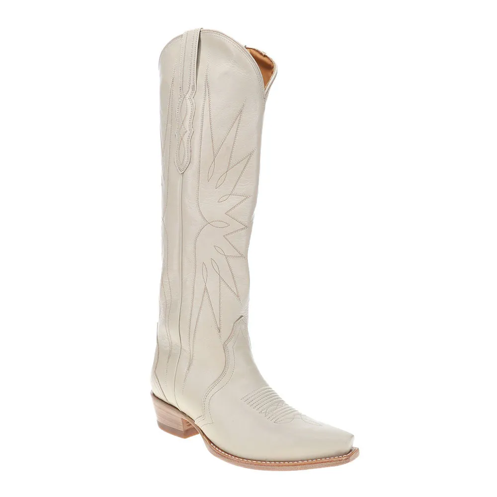 The Loretta Snip Toe Cowboy Boots Fur Heels Boots