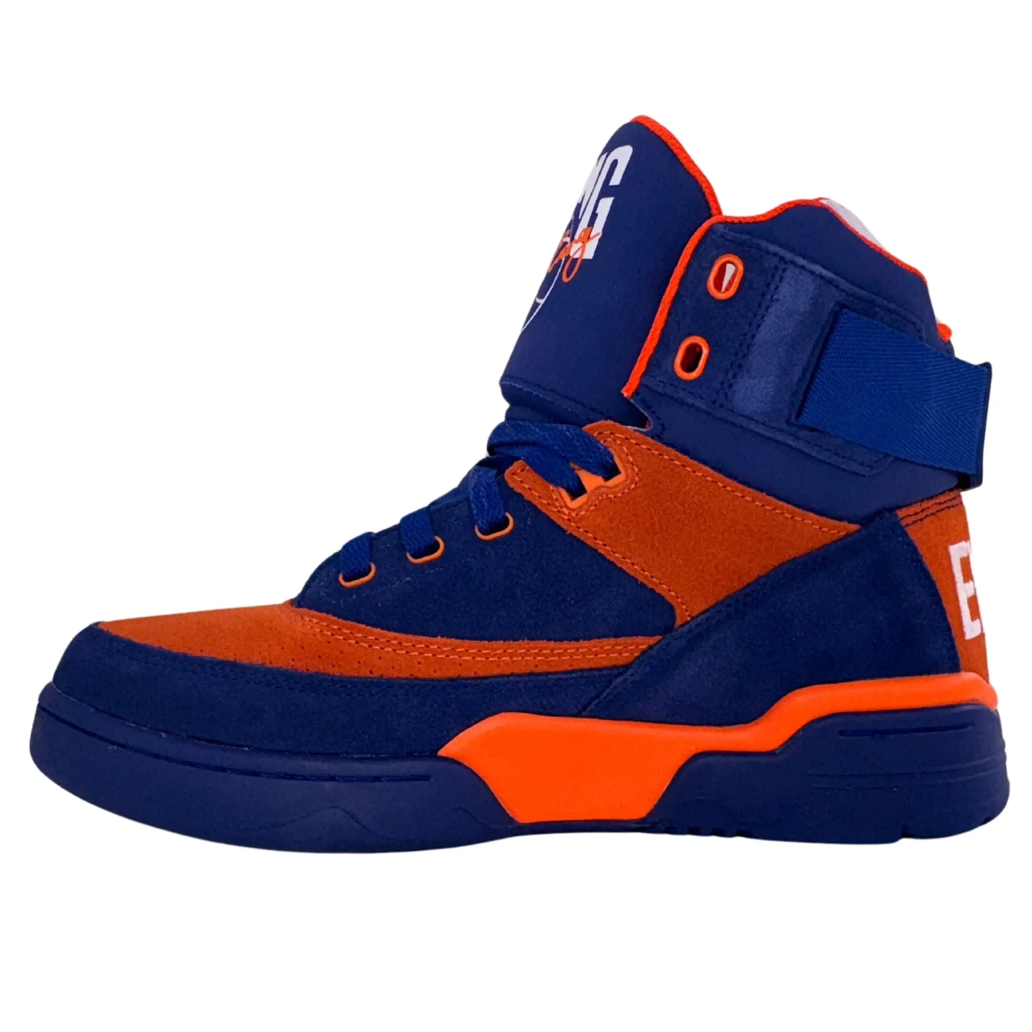 Size 15 High Top Basketball Shoes Patrick Ewing Athletics Men's 1EW90013-442 33 HI Dazzling Blue Orange Basketball Shoes