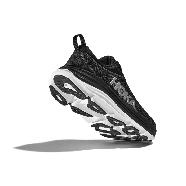 Wide Fit HOKA Women's Gaviota 5 Wide Black/White