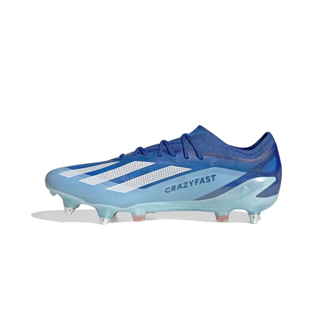 adidas - Unisex X Crazyfast.1 Soft Ground Soccer Cleats (IE6628) F50 Club Soccer Cleats