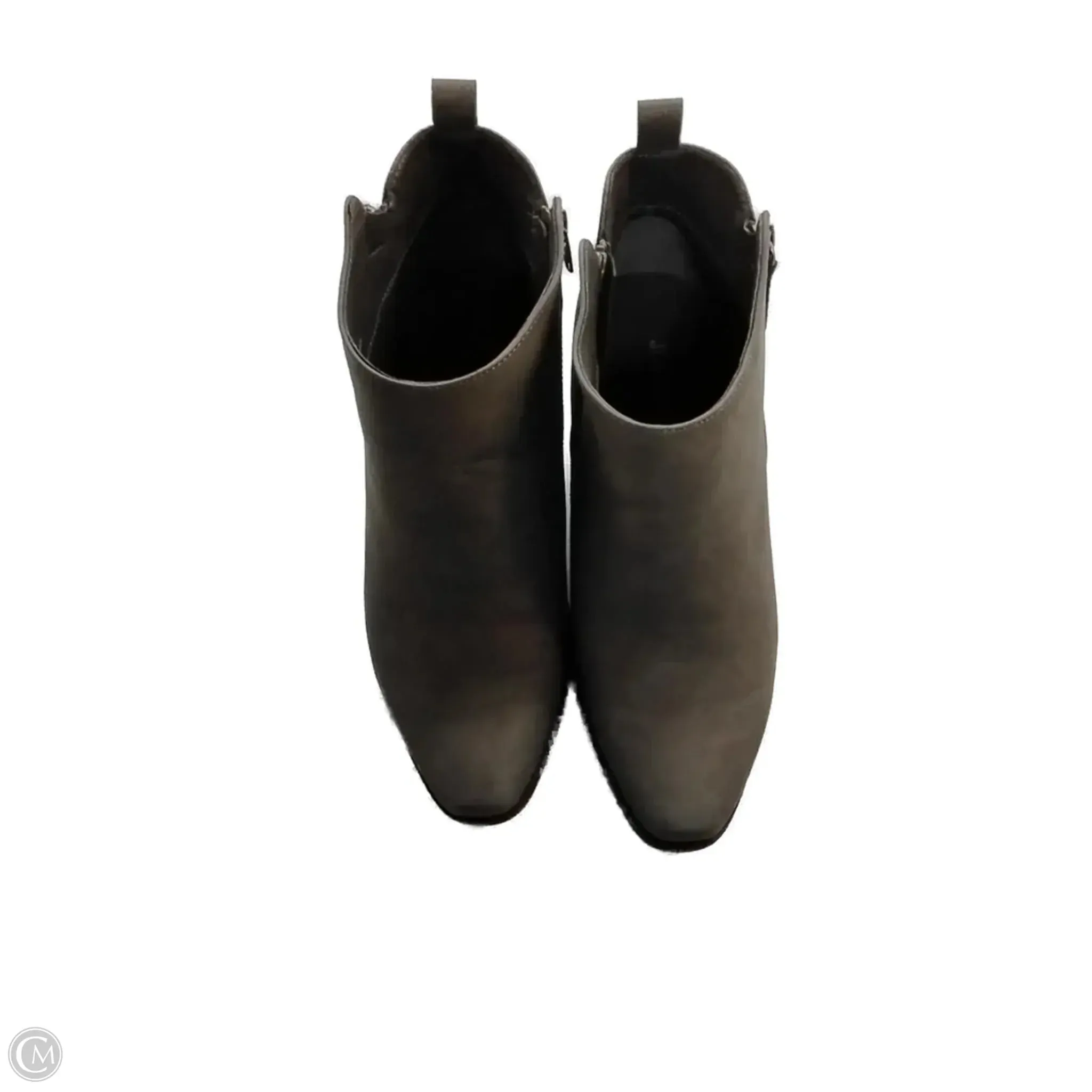 Styles To Wear With Ankle Boots Boots Ankle Heels By Justfab In Grey, Size: 8