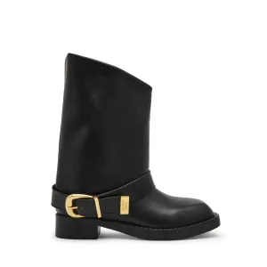 Long Western Boots Climaxx Bootie BLK DISTRS