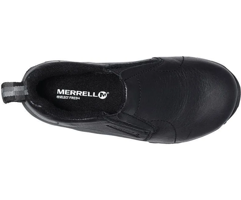 Casual Suede Slip On Shoes Merrell Boy's Jungle Moc Black Leather