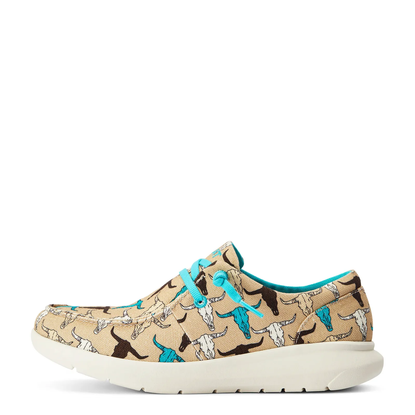 All Star Tennis Shoes Ariat Ladies Hilo Multi-Color Steerhead Print Shoes 10042517