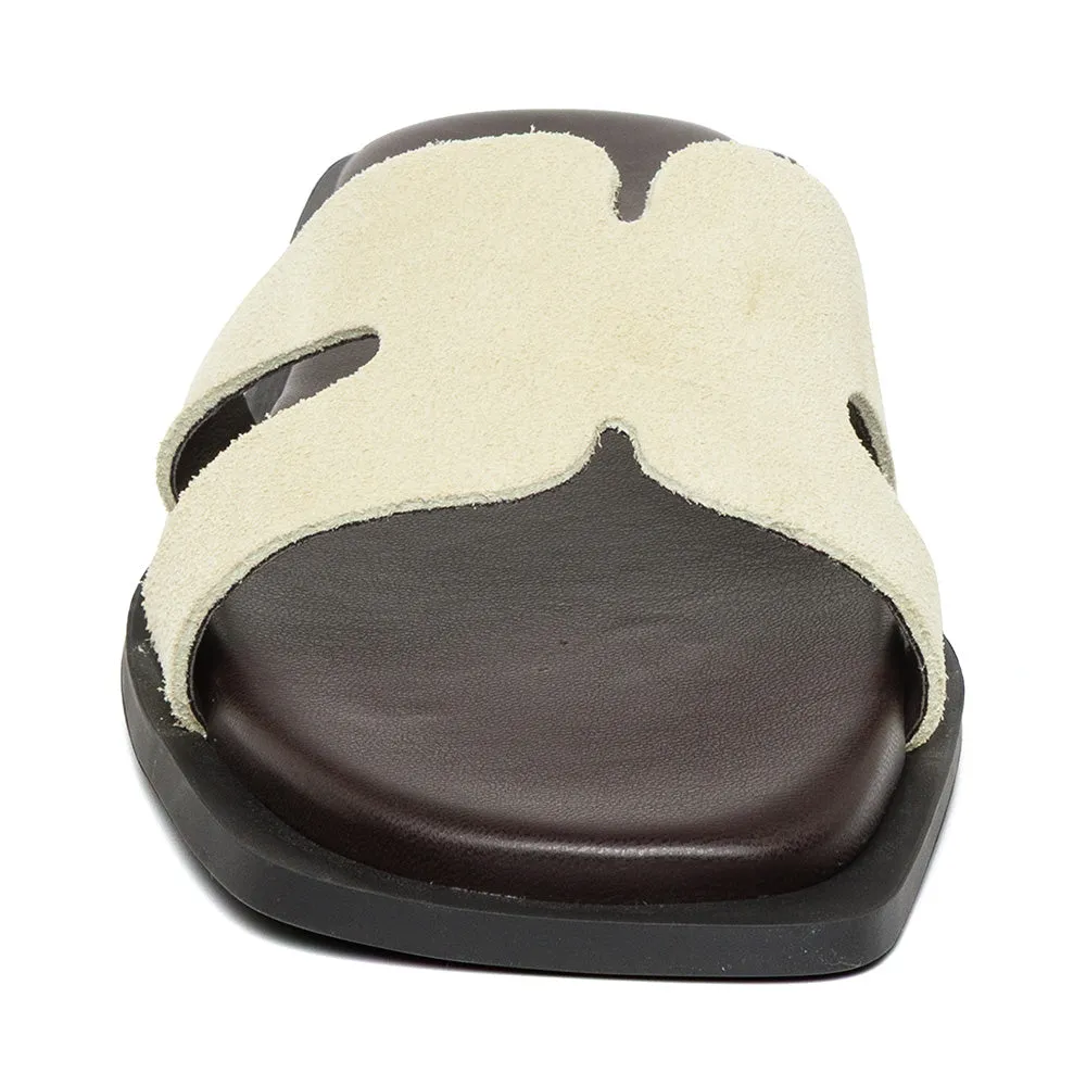 Sofia Slide BUTTER YELLOW Cushion Running Shoes For Flat Feet