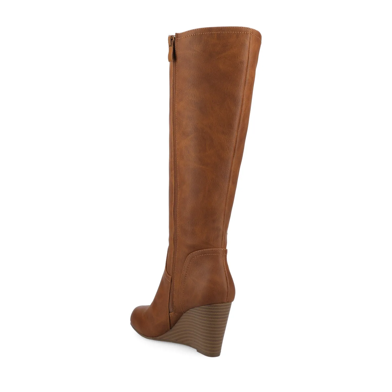 LANGLY KNEE-HIGH BOOTS IN WIDE CALF Frye Motorcycle Boots