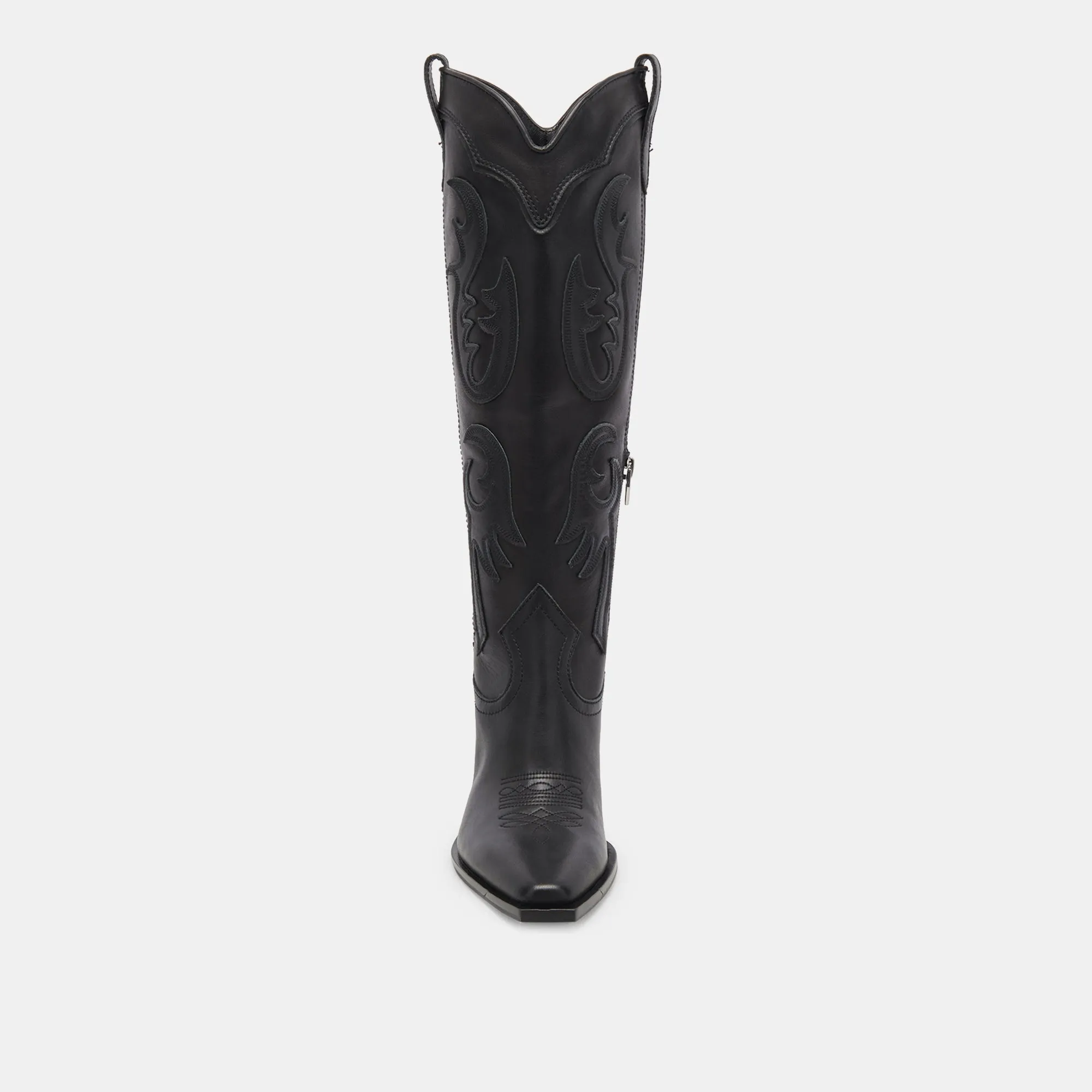 Knee High Boots Style SAMSIN BOOTS BLACK LEATHER
