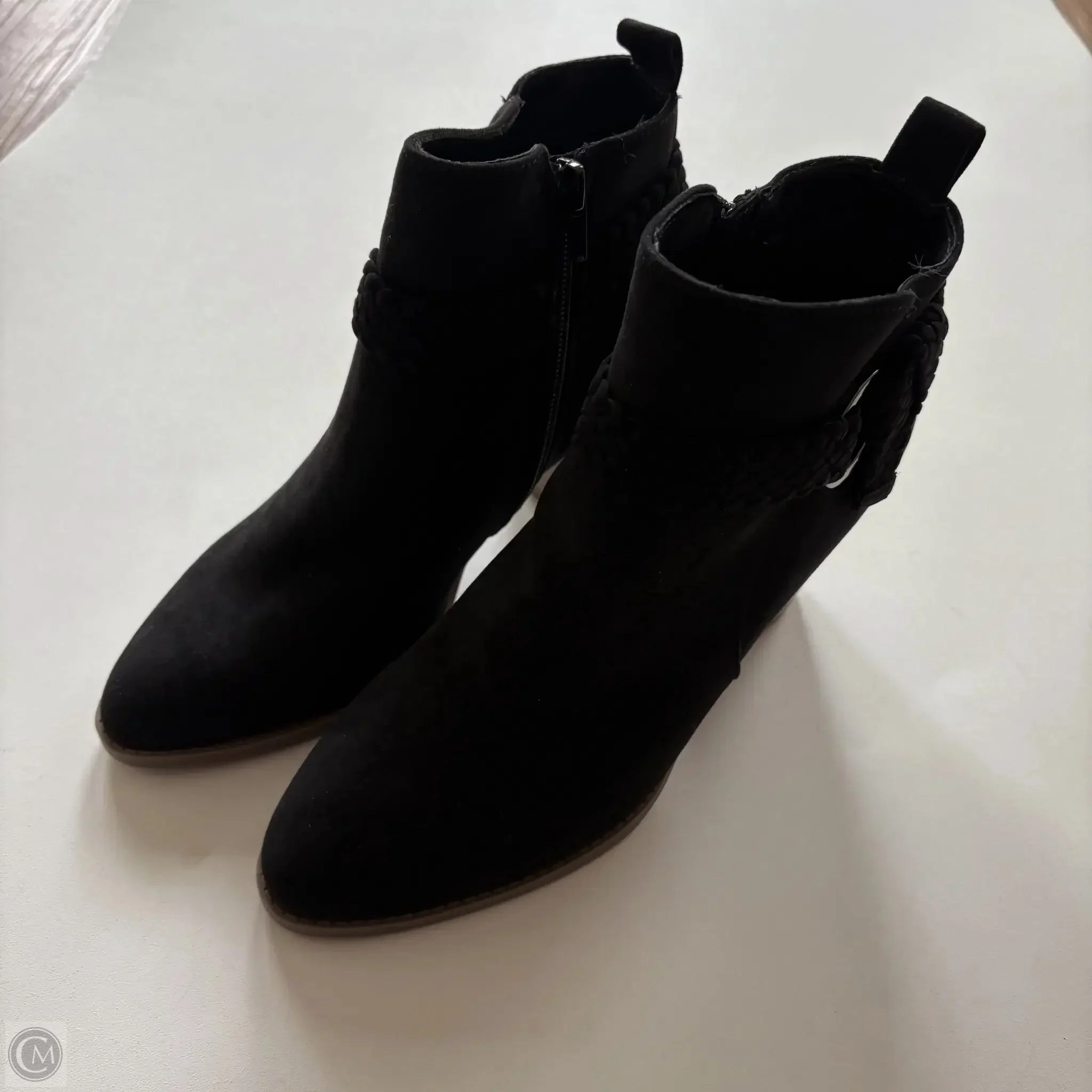 Bex Ankle Boots Boots Ankle Heels By SM In Black, Size: 6.5