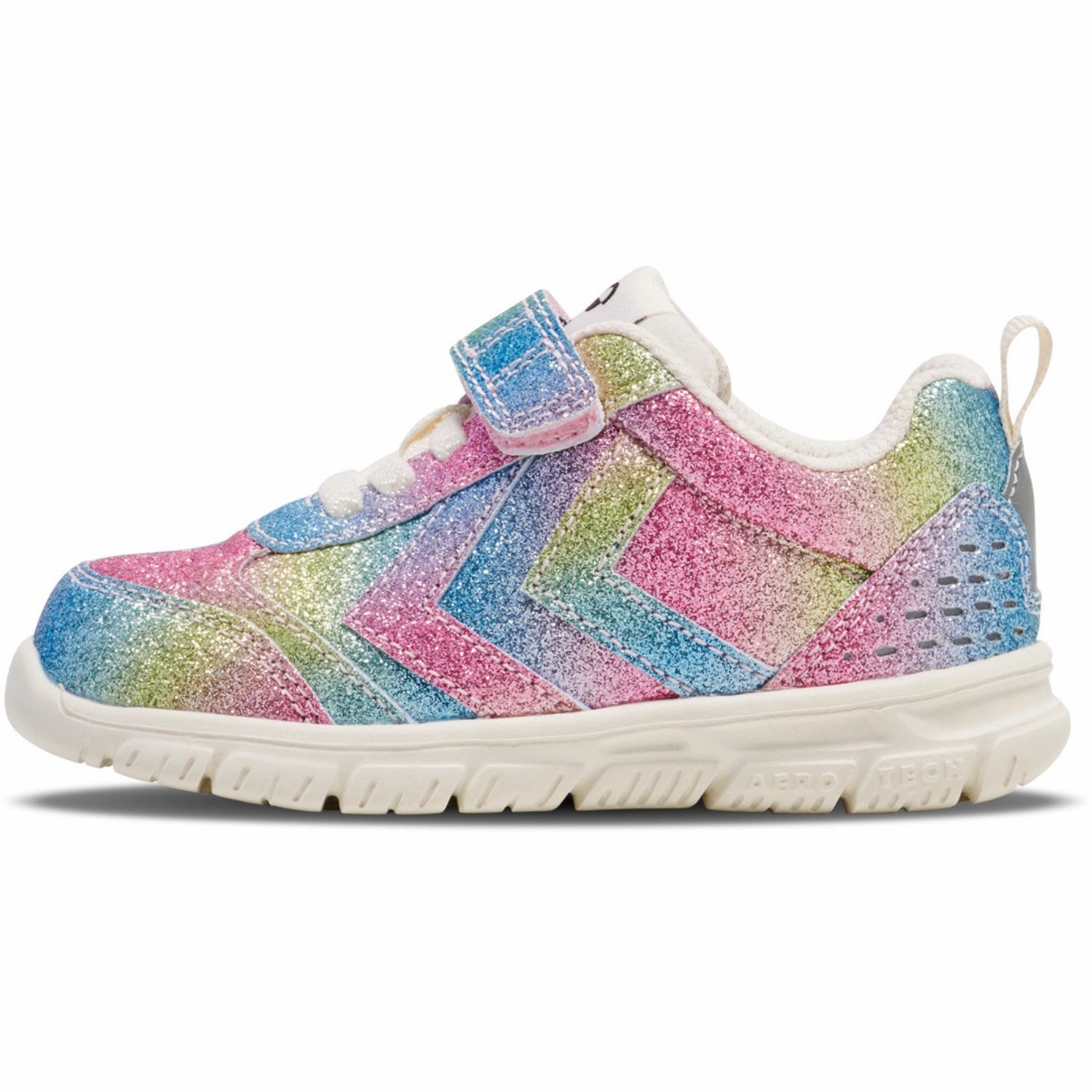 Hi Top Sneakers Hummel White/Multicolor Crosslite Glitter Infant Sneakers