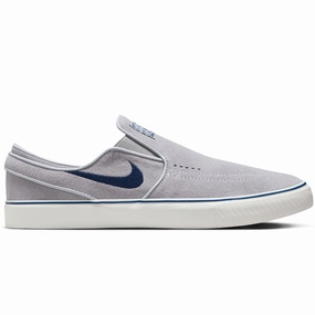 Low Top Slip On Sneakers Nike SB Janoski Slip  Wolf Grey Shoes