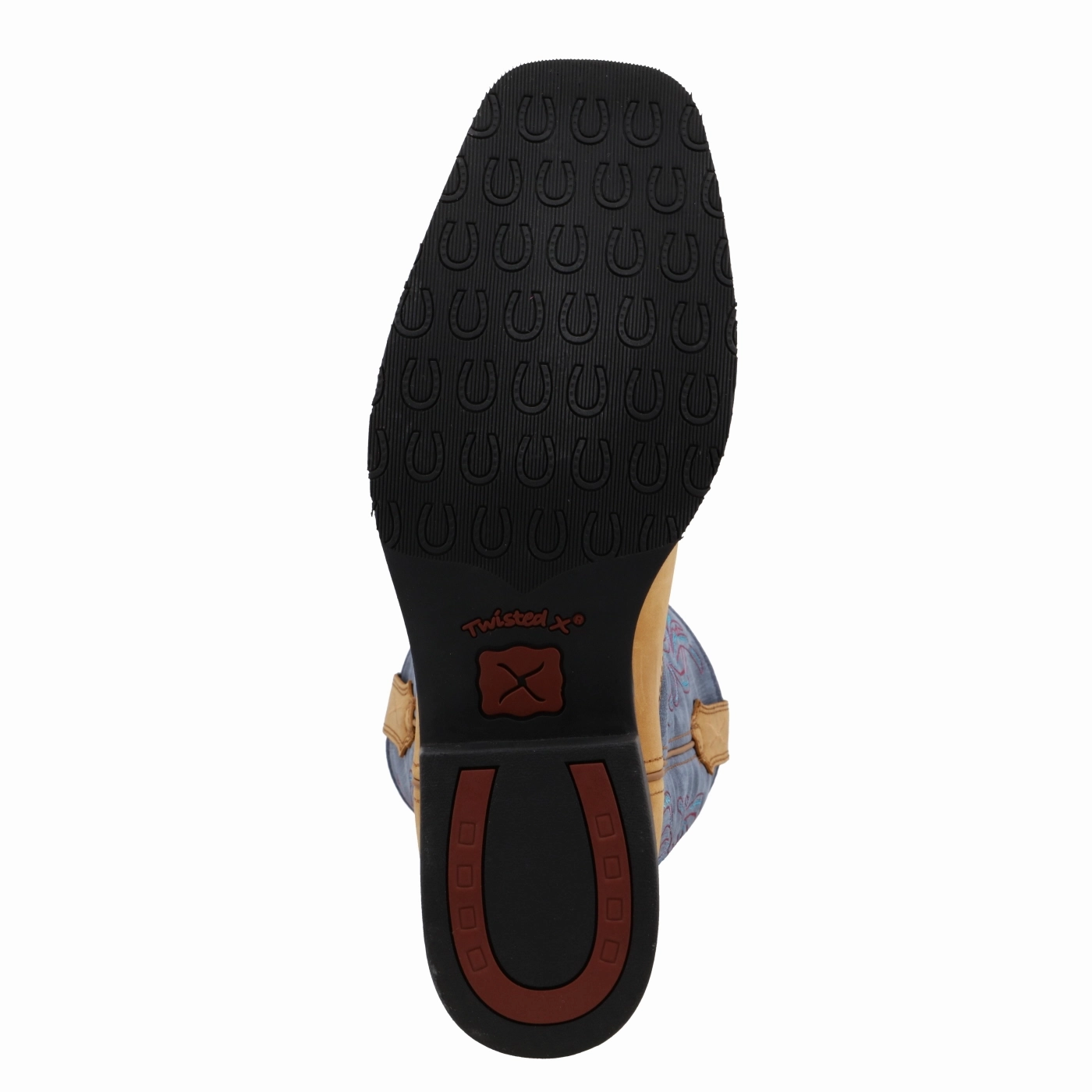 Brown Ankle Boots With Heel Twisted X Men's Hooey Peanut And Teal Square Toe Boots MHY0034