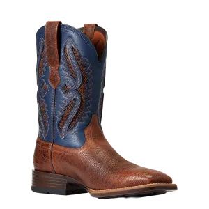 Knee High Moto Boots Ariat Men's VentTEK 360 Rowder Tan & Blue Boots 10040238