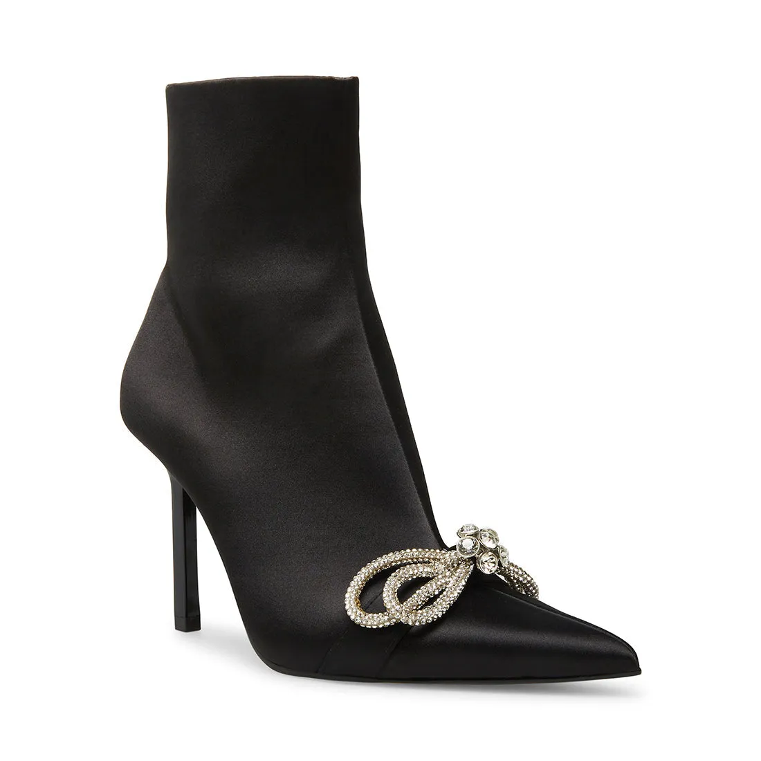 Rattle Snake Boots ELEGANT BLACK SATIN - SM REBOOTED