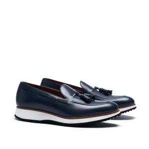 Birdies Loafers Navy Calf Tassel Loafer Runner