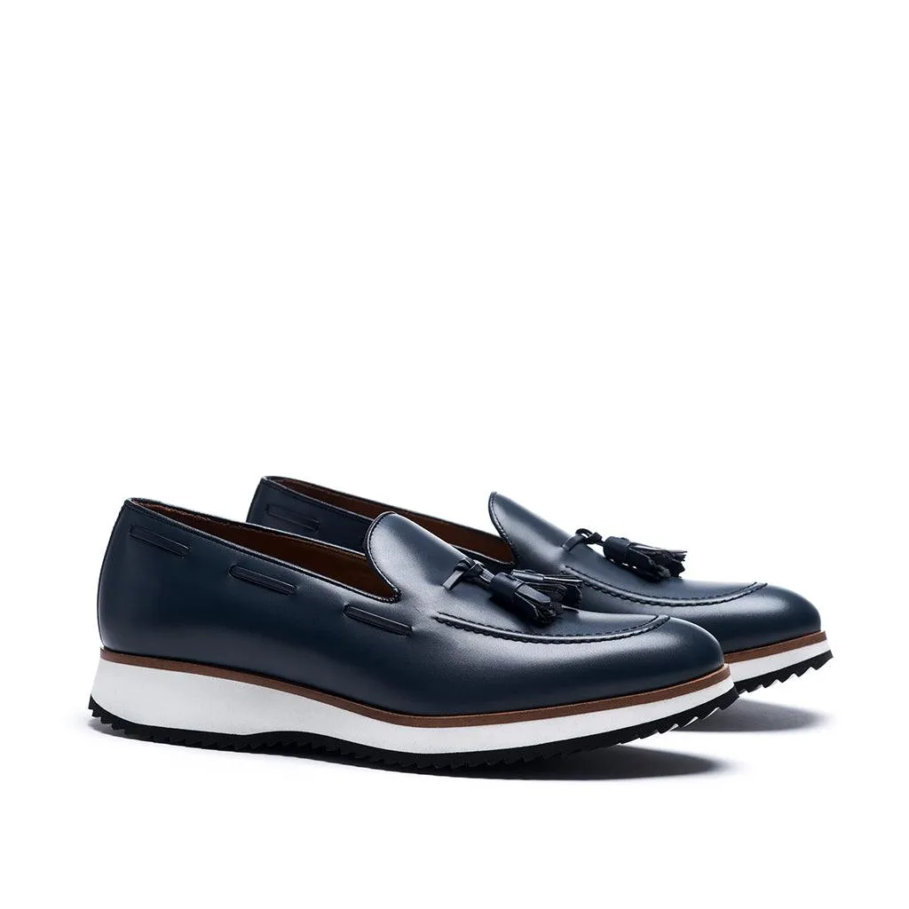 Loafers Clearance Navy Calf Tassel Loafer Runner