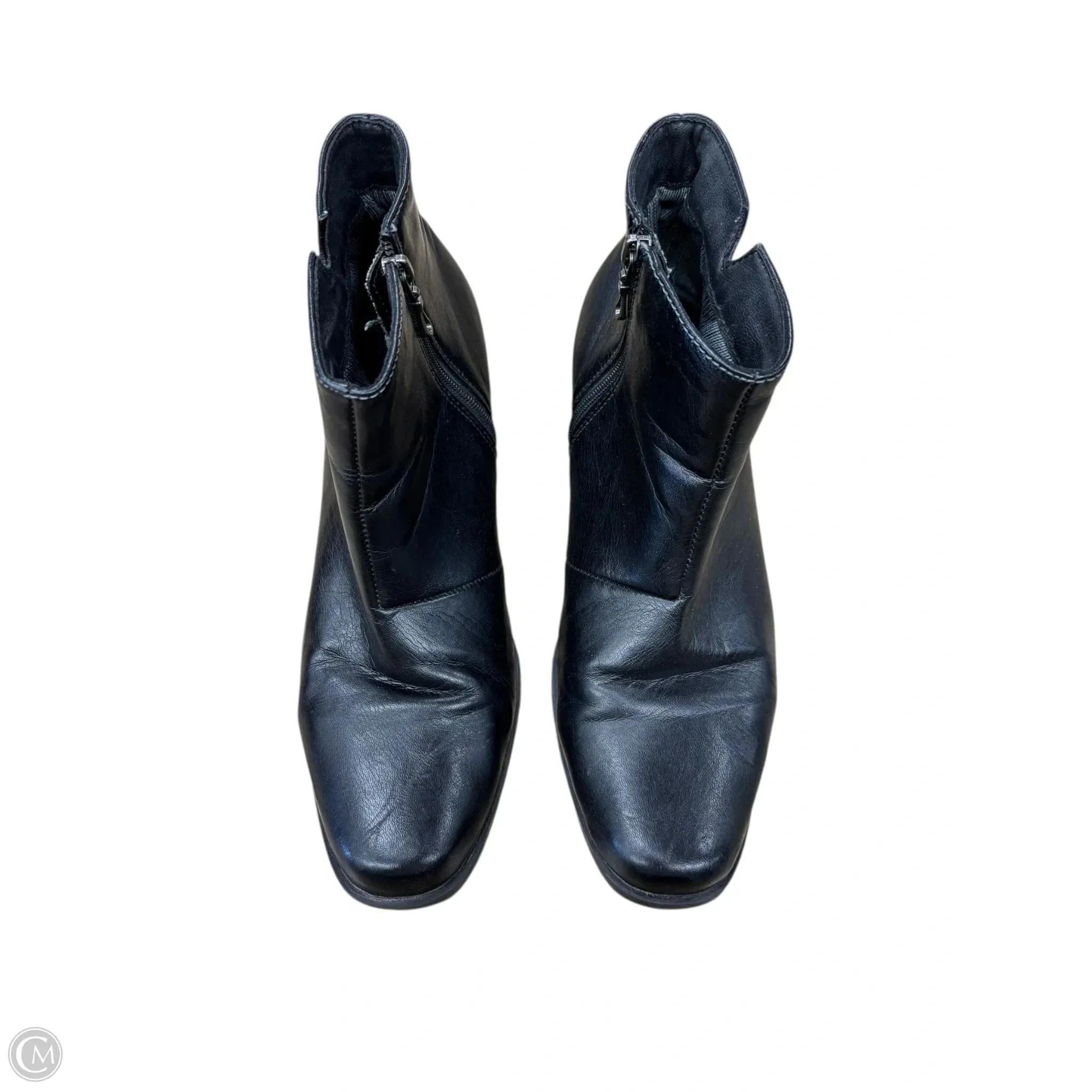 Boots Ankle Flats By Sporto In Black, Size: 8 Ankle Boots Flat Heel