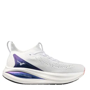 Mizuno Speed Trainer Turf Shoes Mizuno Men's Neo Vista 2 Running Shoes in White/White/Iris Bloom AW25