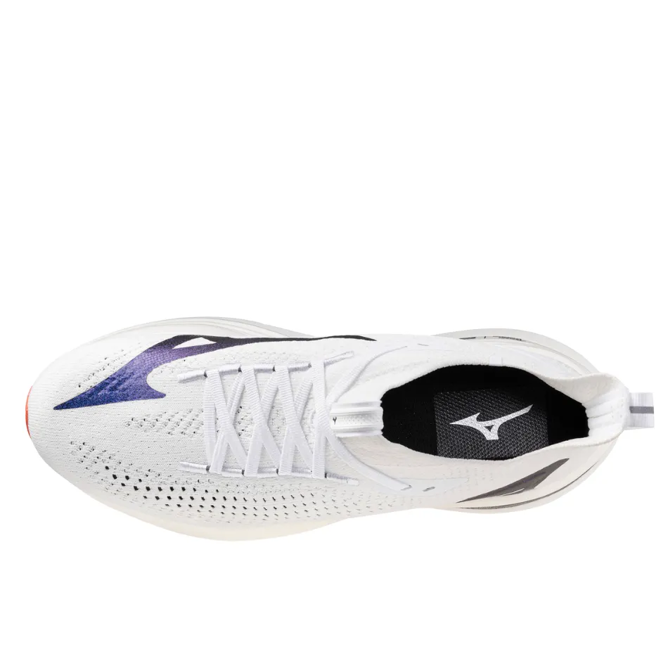 Mizuno Men's Neo Vista 2 Running Shoes in White/White/Iris Bloom AW25 Ignite Xt Training Shoes