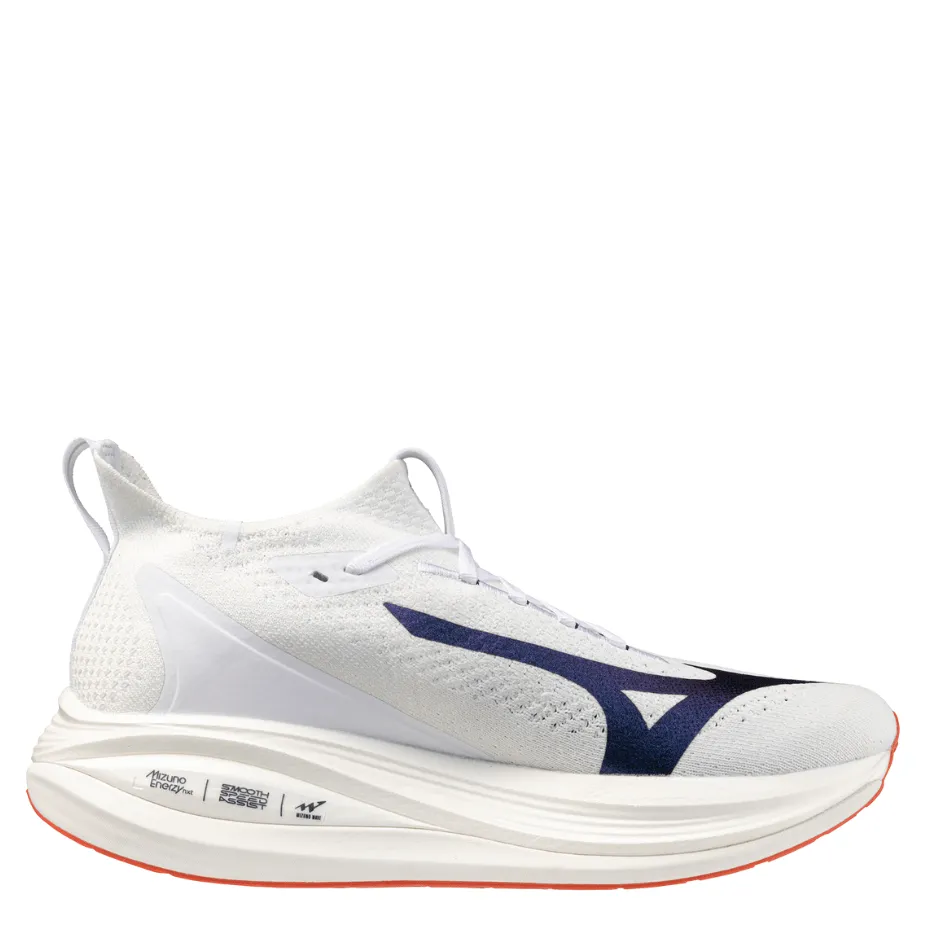 The Best Shoes For Weight Training Mizuno Men's Neo Vista 2 Running Shoes in White/White/Iris Bloom AW25