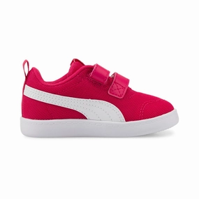 Red Dc Sneakers Puma sneakers da bambina con chiusura con strappo Courtflex V2 Mesh V Inf 371759 11 fucsia