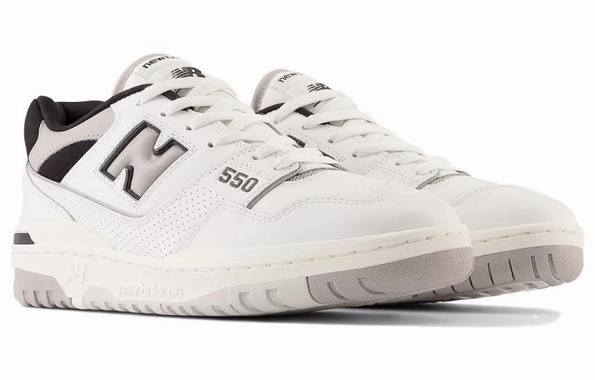 New Balance 550 White Concrete Black Fredette 361 Basketball Shoes