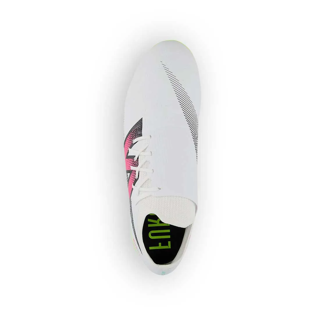 New Balance - Unisex Furon Destroy V7  Firm Ground Soccer Cleats (SF2FH75-D) Green And Pink Soccer Cleats