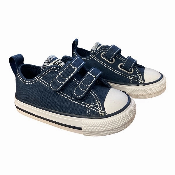 Converse scarpa sneakers da bambino con strappo Chuck Taylor All Star OX 711357 blu-bianco Athletic Sneakers On Sale