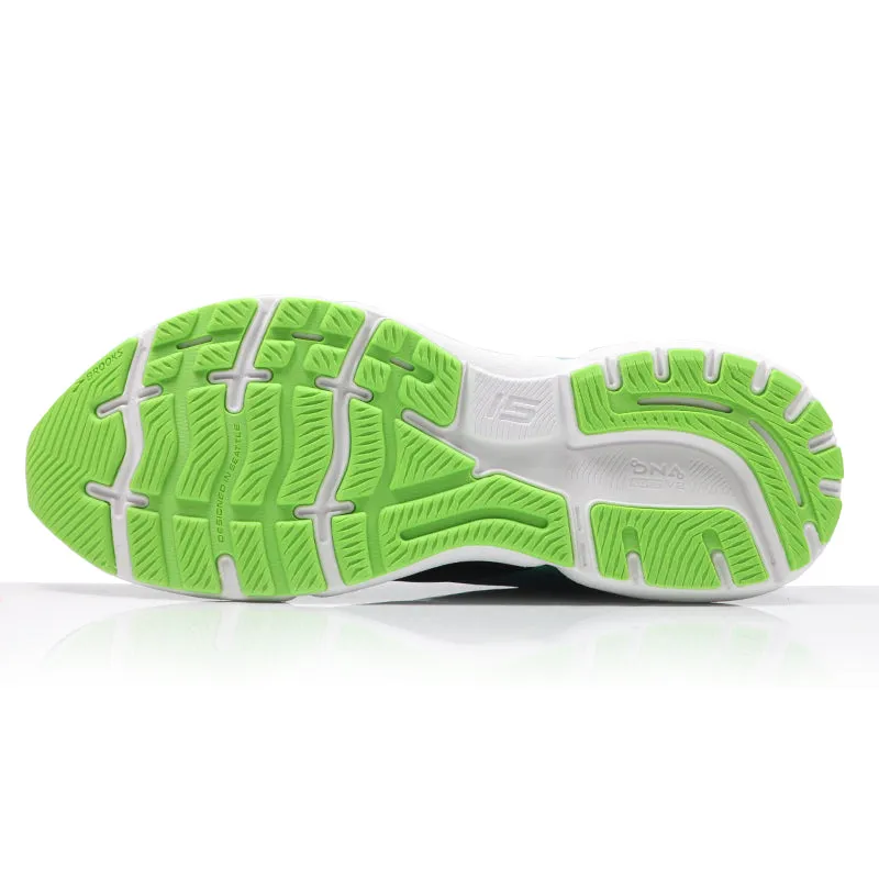 Non Slip Running Shoes Brooks Ghost 15 Men's Running Shoe - Black/Hawaiian Ocean/Green