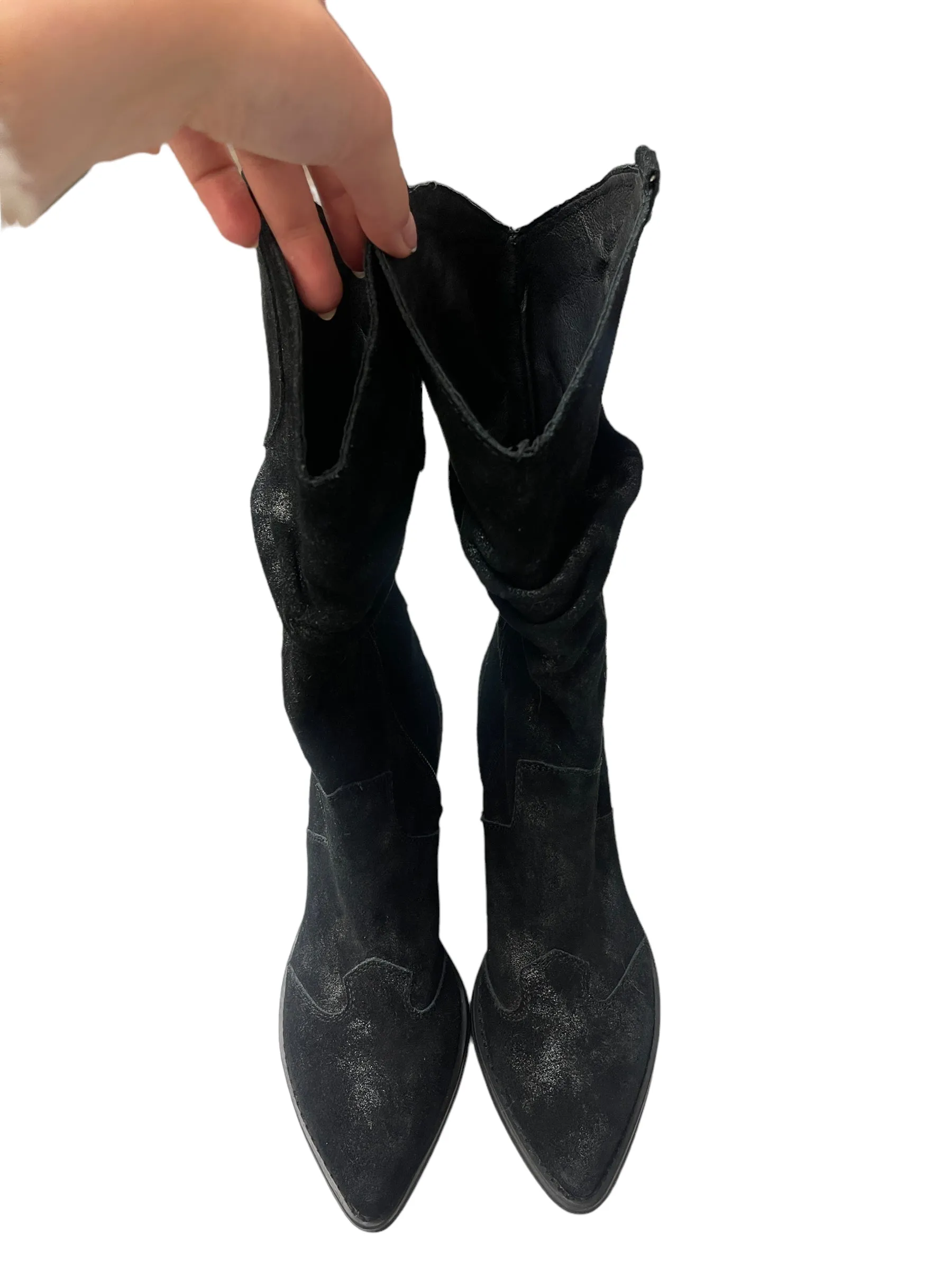 High Ankle Boots Boots Ankle Heels By Vaneli  Size: 8.5