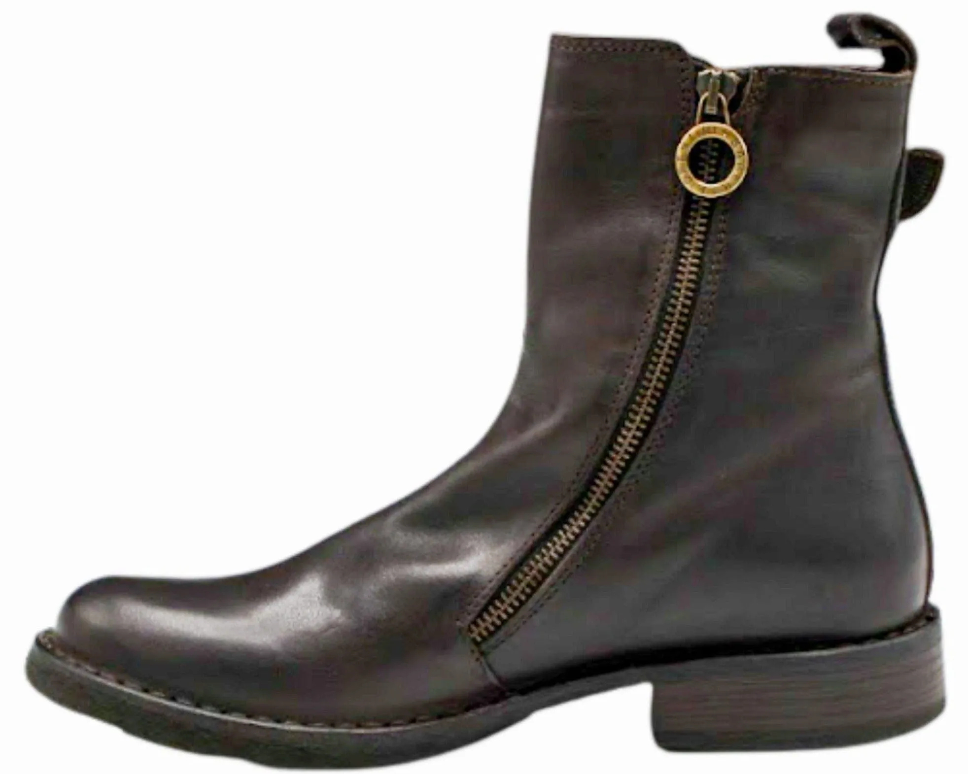 Erna Leather Bootie Duradero Boots